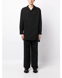 Chemise à manches longues noire Yohji Yamamoto