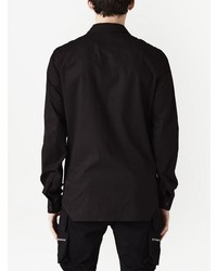 Chemise à manches longues noire Rick Owens