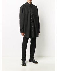 Chemise à manches longues noire Maison Margiela