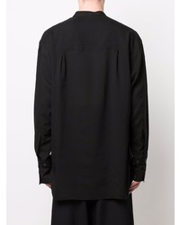 Chemise à manches longues noire Yohji Yamamoto