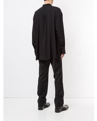 Chemise à manches longues noire Ann Demeulemeester