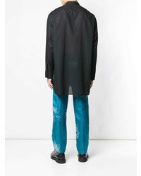 Chemise à manches longues noire Haider Ackermann