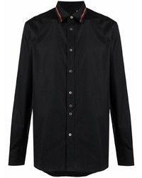 Chemise à manches longues noire Paul Smith