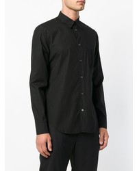 Chemise à manches longues noire Maison Margiela