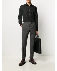 Chemise à manches longues noire Paul Smith