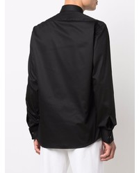 Chemise à manches longues noire Karl Lagerfeld