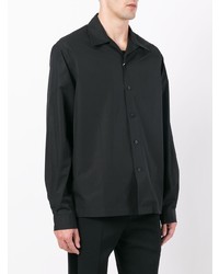 Chemise à manches longues noire Maison Margiela