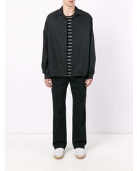 Chemise à manches longues noire Maison Margiela