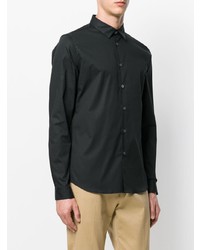 Chemise à manches longues noire Ps By Paul Smith