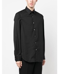 Chemise à manches longues noire Paul Smith