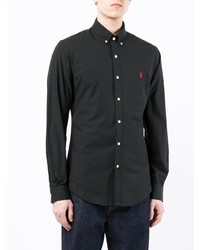 Chemise à manches longues noire Polo Ralph Lauren