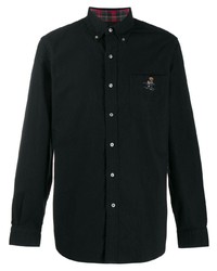 Chemise à manches longues noire Polo Ralph Lauren