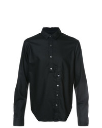 Chemise à manches longues noire Private Stock