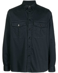 Chemise à manches longues noire PS Paul Smith