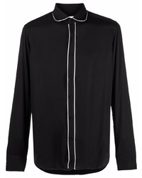 Chemise à manches longues noire PT TORINO