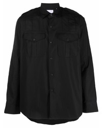 Chemise à manches longues noire PT TORINO