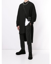 Chemise à manches longues noire Yohji Yamamoto