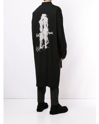 Chemise à manches longues noire Yohji Yamamoto