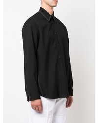 Chemise à manches longues noire Oamc