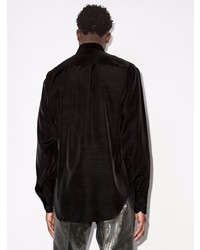 Chemise à manches longues noire Tom Ford