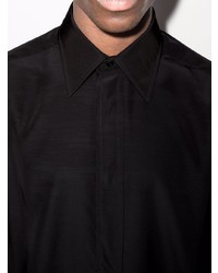 Chemise à manches longues noire Tom Ford