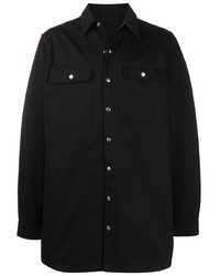 Chemise à manches longues noire Rick Owens DRKSHDW