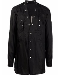 Chemise à manches longues noire Rick Owens DRKSHDW