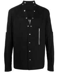 Chemise à manches longues noire Rick Owens