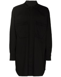 Chemise à manches longues noire Rick Owens