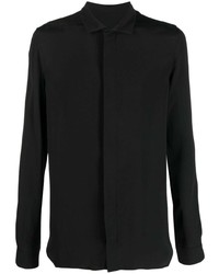 Chemise à manches longues noire Rick Owens