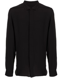 Chemise à manches longues noire Rick Owens