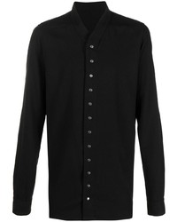 Chemise à manches longues noire Rick Owens