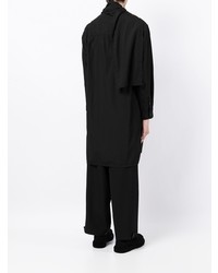 Chemise à manches longues noire Yohji Yamamoto