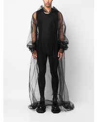 Chemise à manches longues noire Rick Owens