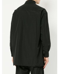 Chemise à manches longues noire Yohji Yamamoto