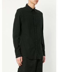 Chemise à manches longues noire N. Hoolywood