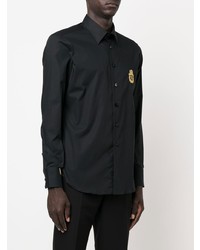 Chemise à manches longues noire Billionaire