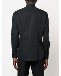 Chemise à manches longues noire Billionaire