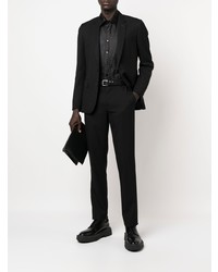 Chemise à manches longues noire Billionaire