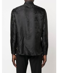 Chemise à manches longues noire Billionaire