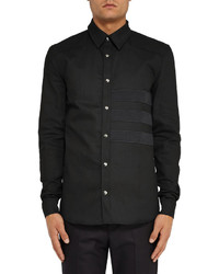 Chemise à manches longues noire Givenchy