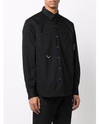 Chemise à manches longues noire Low Brand