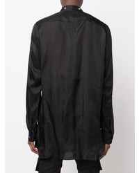 Chemise à manches longues noire Rick Owens DRKSHDW