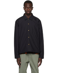 Chemise à manches longues noire Stussy