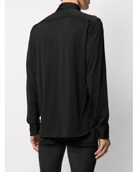 Chemise à manches longues noire Tom Ford