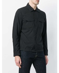 Chemise à manches longues noire Ten C