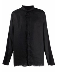 Chemise à manches longues noire Thom Krom