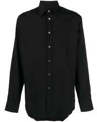 Chemise à manches longues noire Tom Ford
