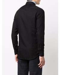 Chemise à manches longues noire Etro