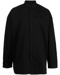 Chemise à manches longues noire Toogood